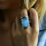Magical Ring with Moonstone