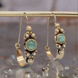Retro Ethnic Style Pendant Earrings