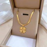 Gold Clover Necklace