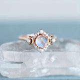 Plain Ring with Moonstone