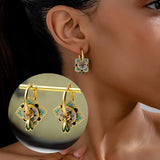 Vintage Style Glossy Earrings with a Sophisticated Touch