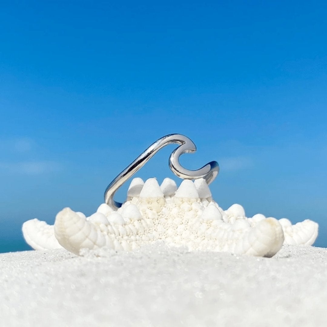 Silver Wave Ring