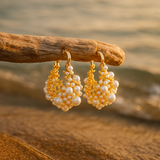 Dione Earrings | Golden Dawn Foam