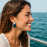 Dear Earrings | Sky and Ocean Floor