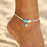 Bracelet with Stars and Shells and Natural Stones