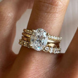 Brilliant Vintage Zirconia Ring Set