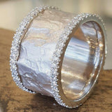 Vintage Ring with Silver Zirconia