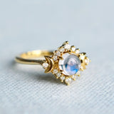 Plain Ring with Moonstone