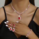 Set of Three Pieces of Bridal Jewellery