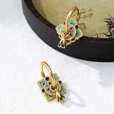 Vintage Style Glossy Earrings with a Sophisticated Touch