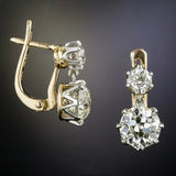 Earrings with European and American Zirconia