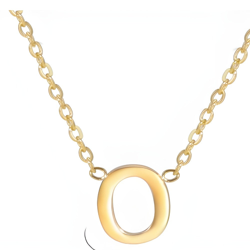 Chic Love Letter Gold Initial Necklace