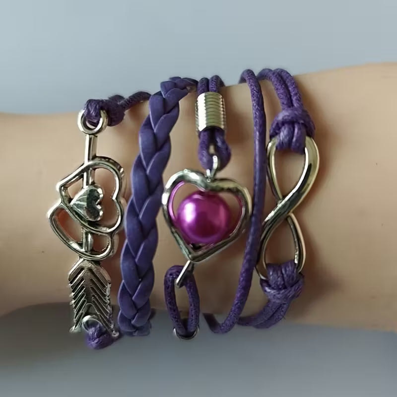 Retro Cupid's Bow Fashion Bracelet
