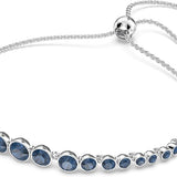 Round Cut Sapphire Tennis Bracelet