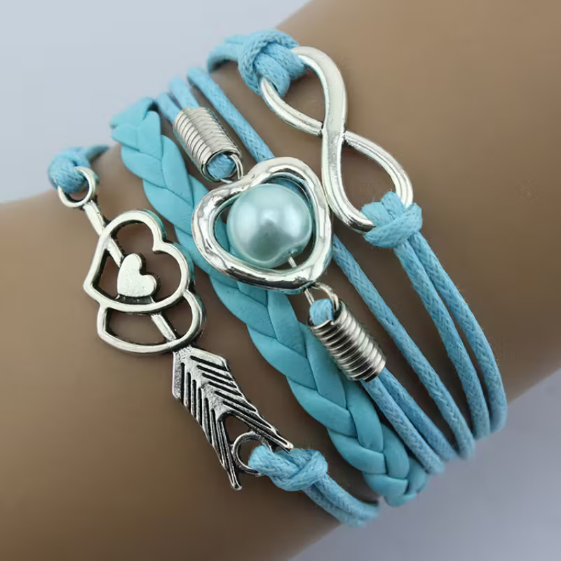 Retro Cupid's Bow Fashion Bracelet