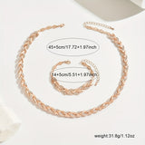 Elegant Fish Tail Set with Glass and Gemstones