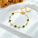 Carolina Bracelet with Emerald