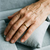 Simple Ring in Gold and Silver