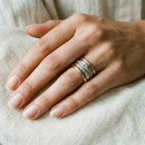 Vintage Thick Gold Layered Ring