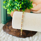 Isabella Bracelet with Multicoloured Stones