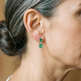 Vintage Drop Earrings with Turquoise