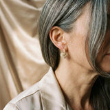 Love Pearl Earrings in Gold