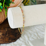 Isabella Bracelet with Multicoloured Stones