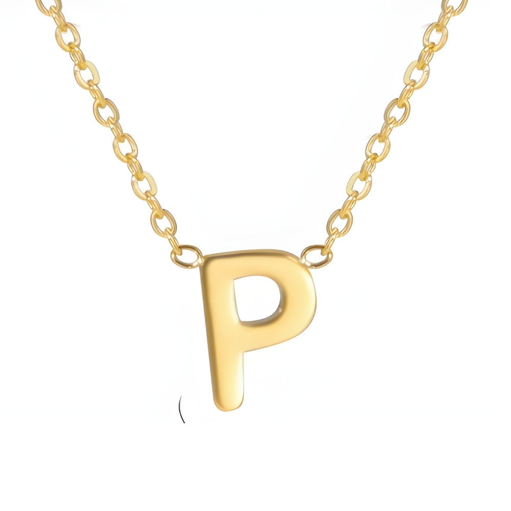 Chic Love Letter Gold Initial Necklace