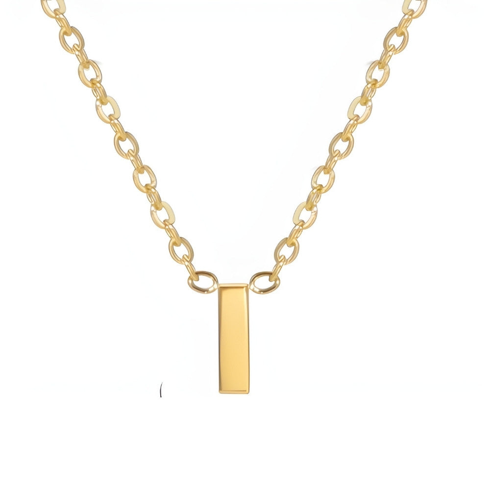 Chic Love Letter Gold Initial Necklace