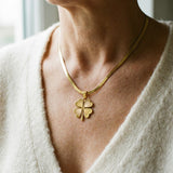 Gold Clover Necklace