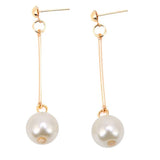 Luxury Drop Earrings with Special Handcrafted Pearls