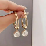 Charming Earrings with Pearls