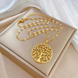 Golden Roots of Life Necklace