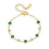 Carolina Bracelet with Emerald