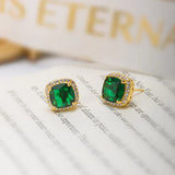 Carina Emerald Stone Earrings