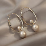 Charming Earrings with Pearls