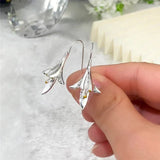 Flower Silver Earrings