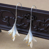 Flower Silver Earrings
