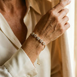 Daisy Crystal Bracelet in Gold