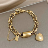 Thick Gold Bracelet