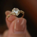 Mathilda Ring with Moonstone