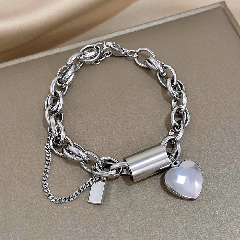 Thick Gold Bracelet
