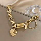 Thick Gold Bracelet