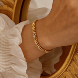 Stainless Steel Bracelet with Zircon Chain