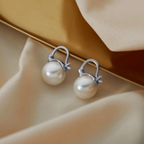 French Net Earrings in Silver