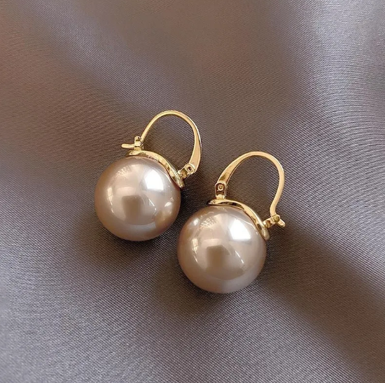 French Net Earrings in Silver