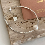 Square Love Silver Bracelet
