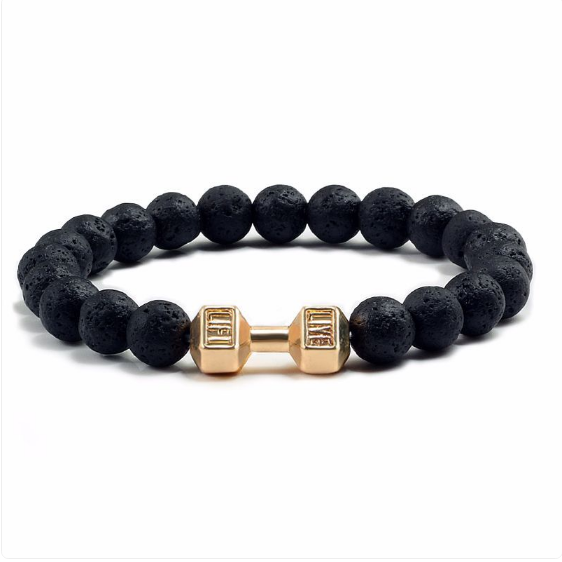 Aromatherapy Bracelet with Lava Stones
