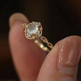 Mathilda Ring with Moonstone