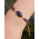 Elegant Amethyst Bracelet